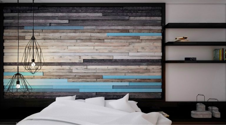 Phòng ngủ đẹp với gỗ cho mẫu nhà biệt thự 12